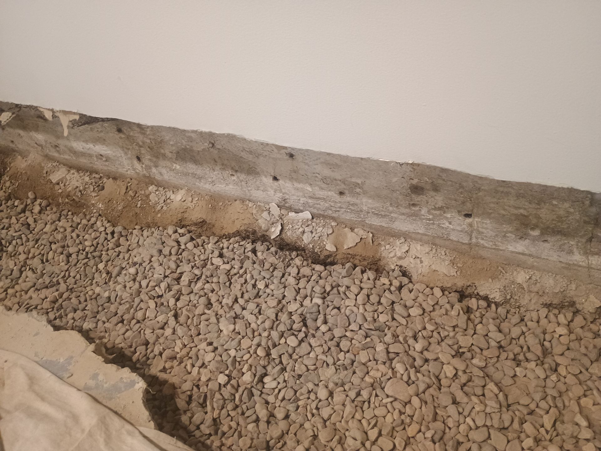 Interior Drain Tile Installation in South Minneapolis by Waterproofing Northeast
