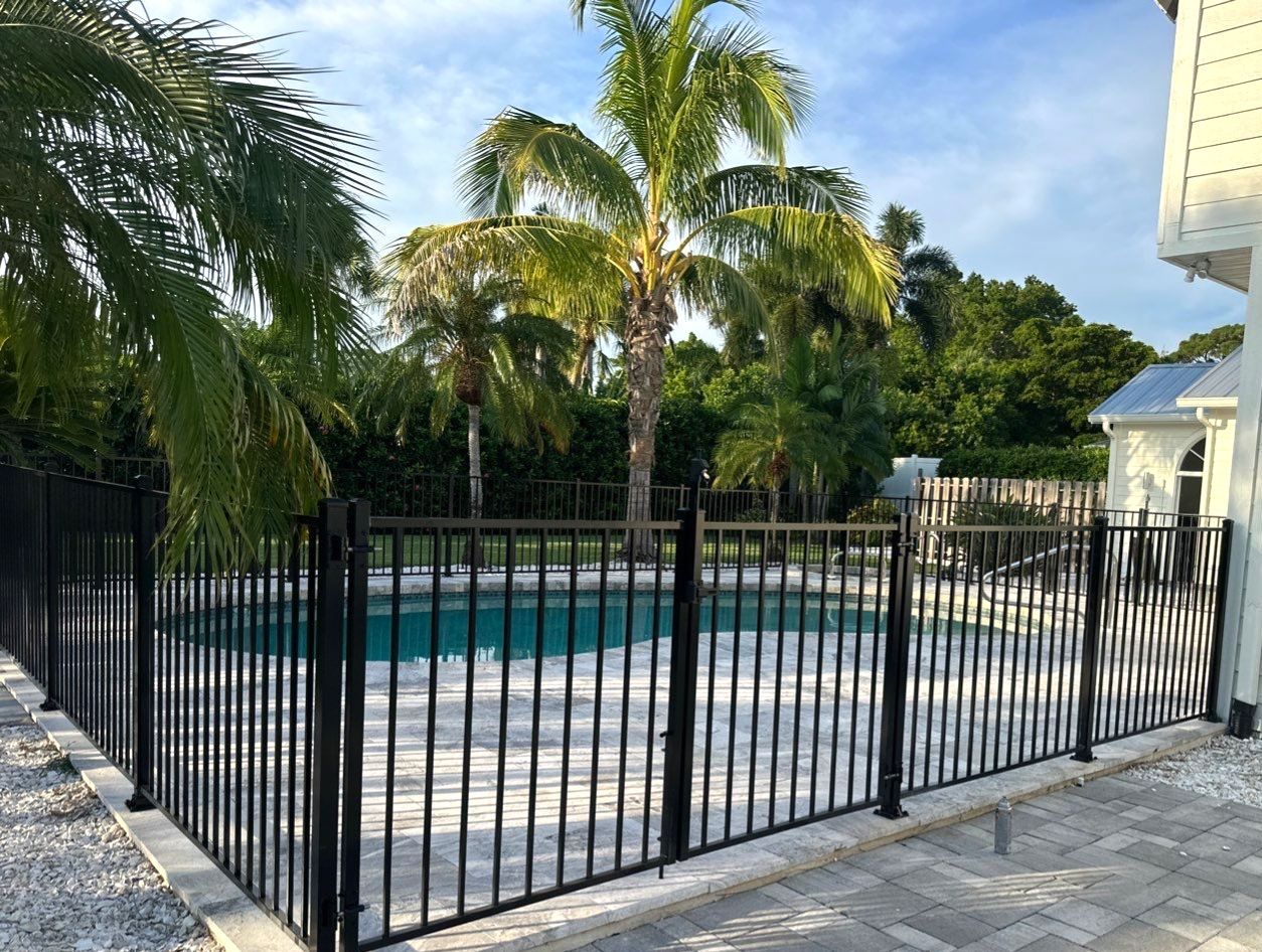 Aluminum Fence Installation using 3 Rail Aluminum Fence by Asap fence and gates, LLC