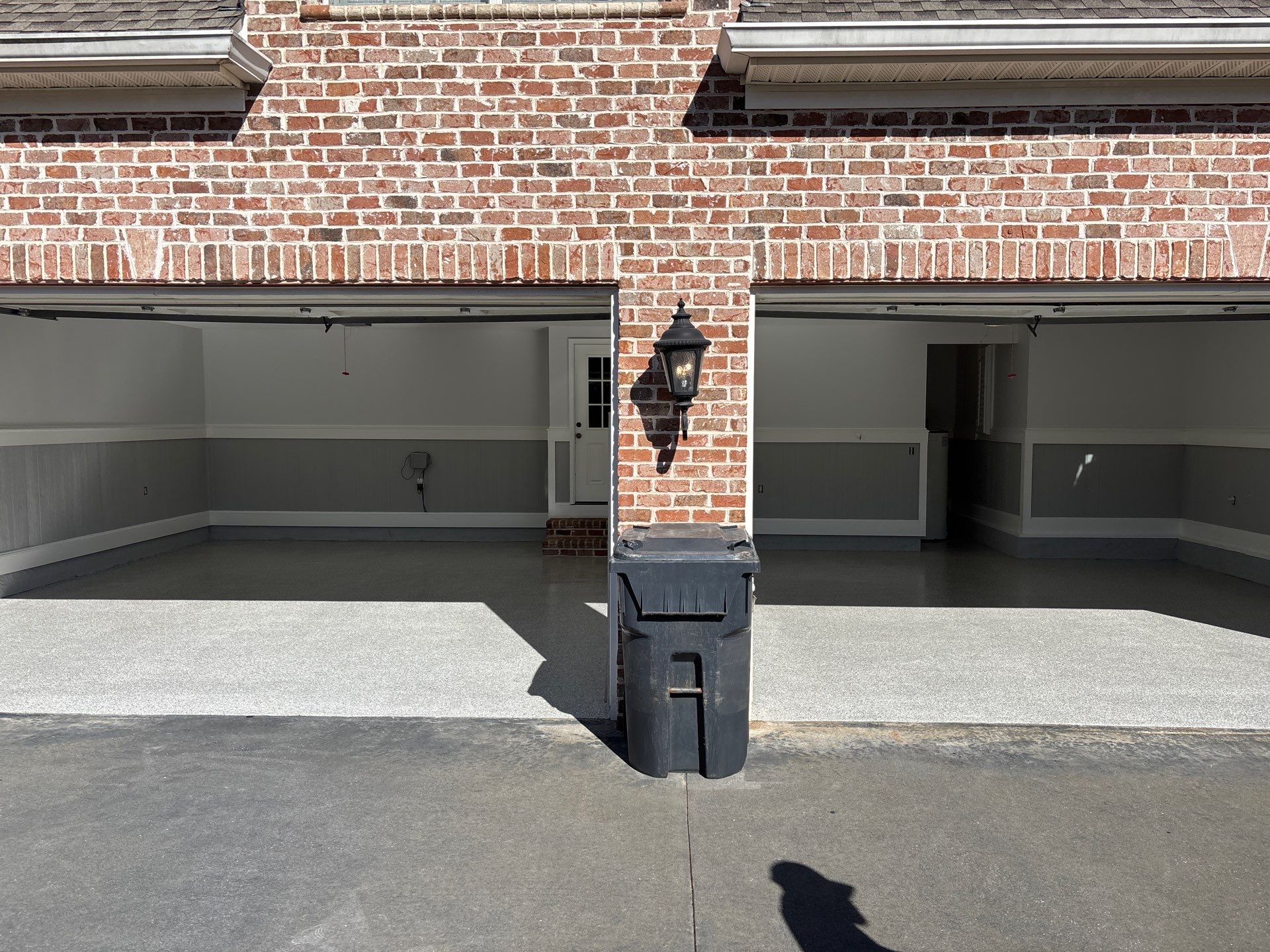 Large Garage using Penntek Industrial Coatings by Concrete Coatings of Georgia