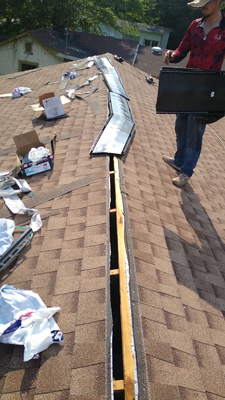 Residential Roofing Installation using Roof Replacement by American Roofing & Construction LLC