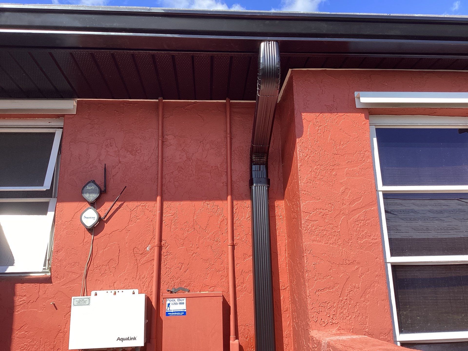 Total Black Gutters and Soffit & Fascia Installation in Punta Gorda FL by Gutter Professors