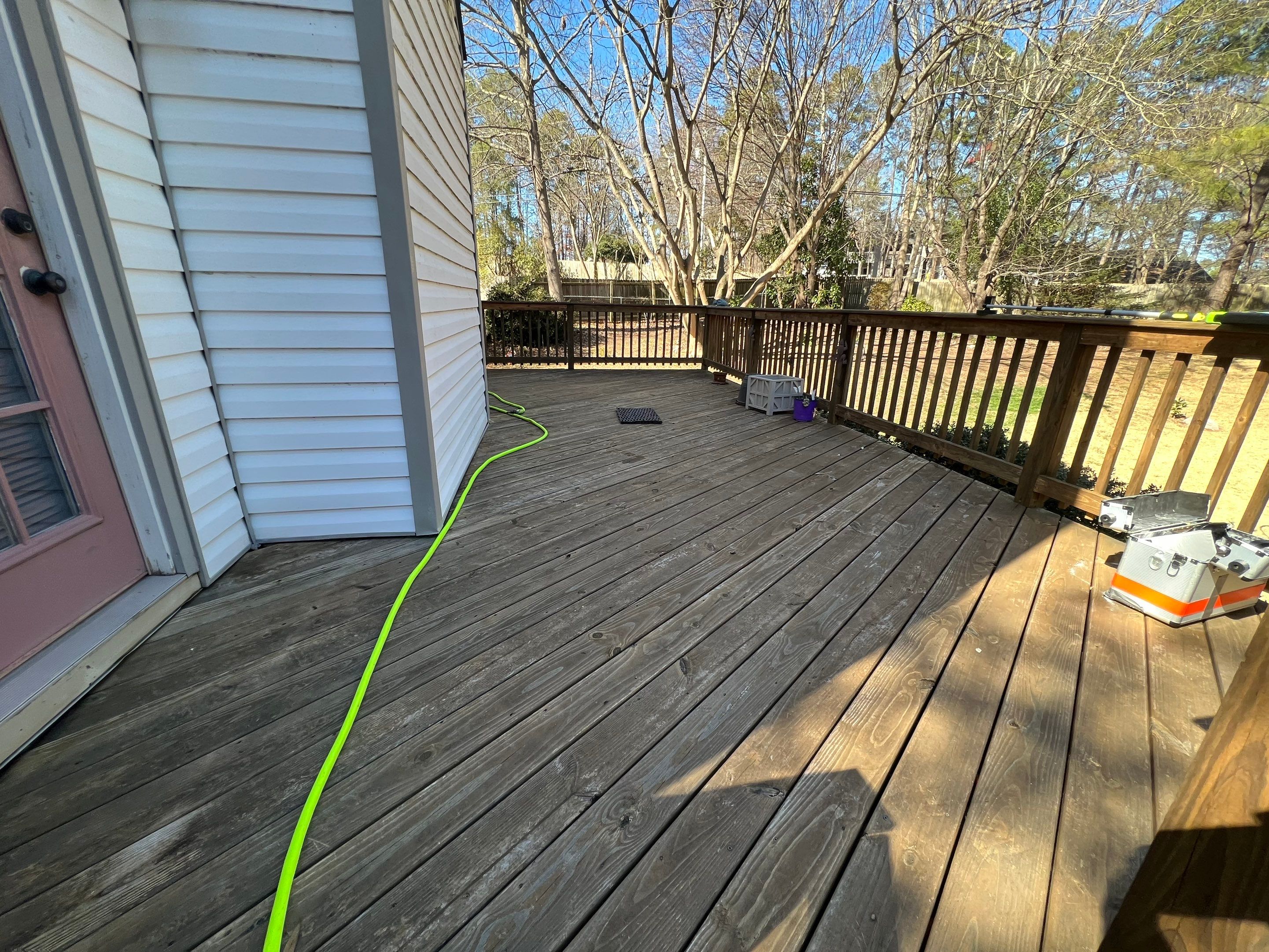 Coated Deck using Wood Sealant by DuraSeal