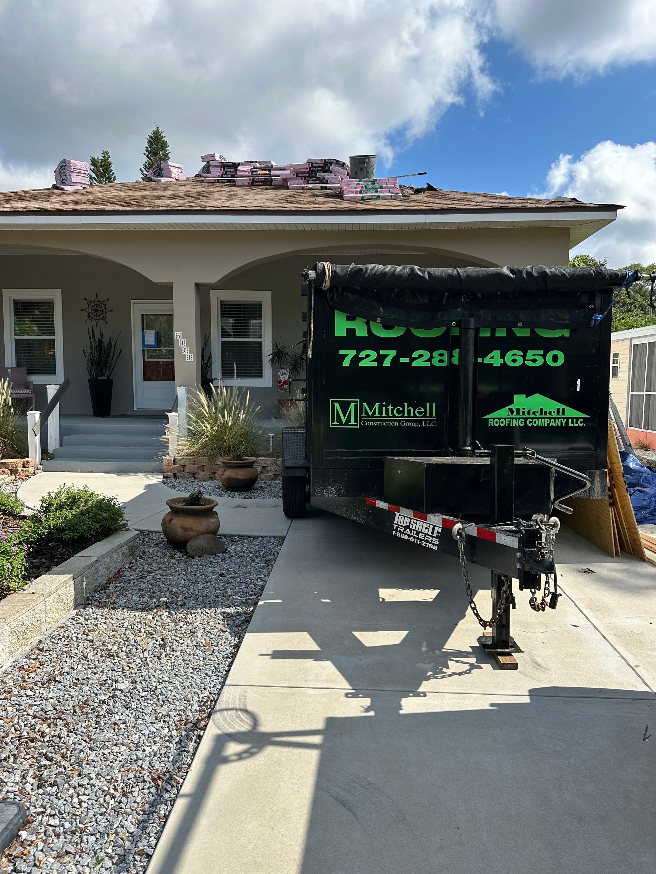 Project in Gulfport 33707 by Mitchell Roofing Company LLC 