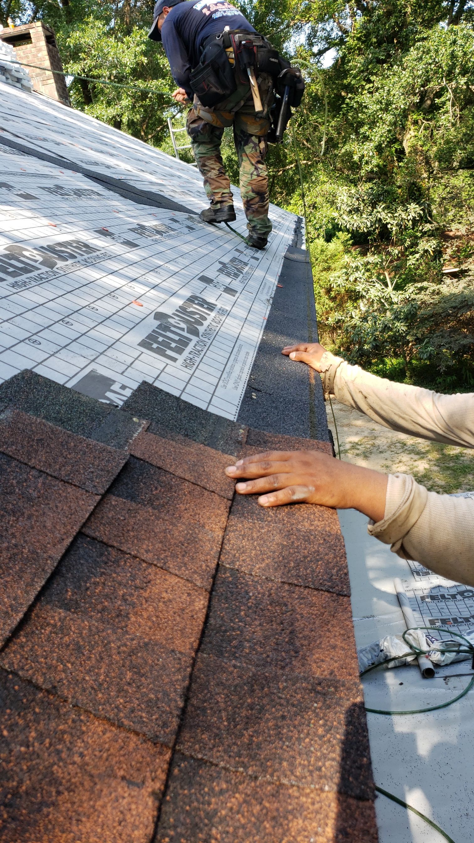 Residential Roofing Installation using Roof Replacement by American Roofing & Construction LLC