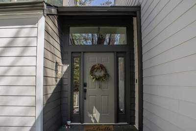 Exterior Painting with Accent Color and James Hardie Siding Installation in Marietta, GA