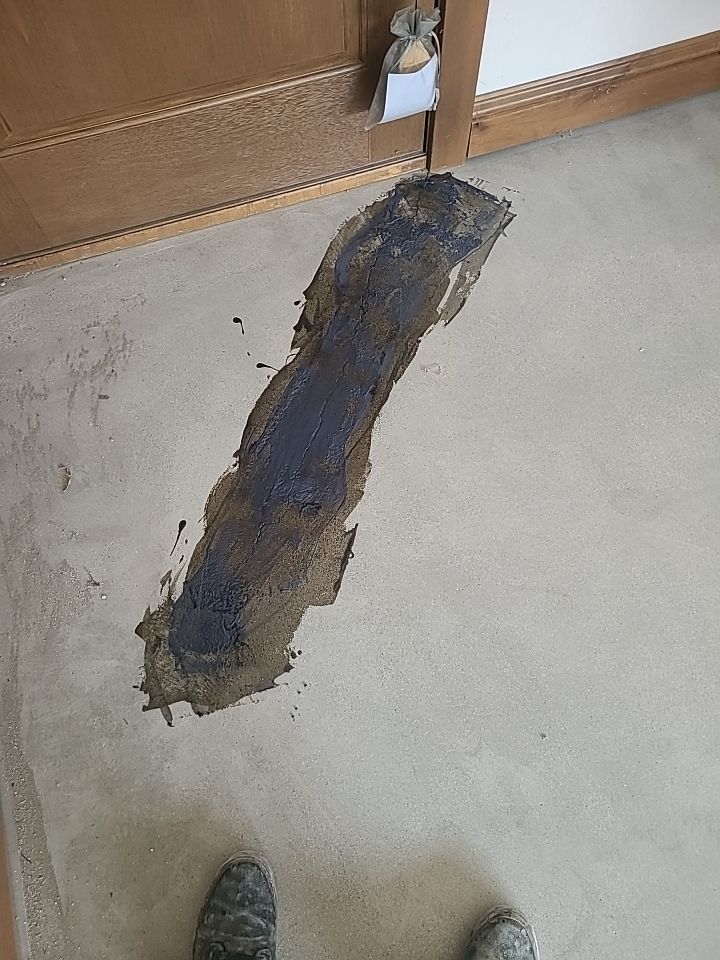 Garage Transformation using Pebble Beach by Croc Coatings, LLC