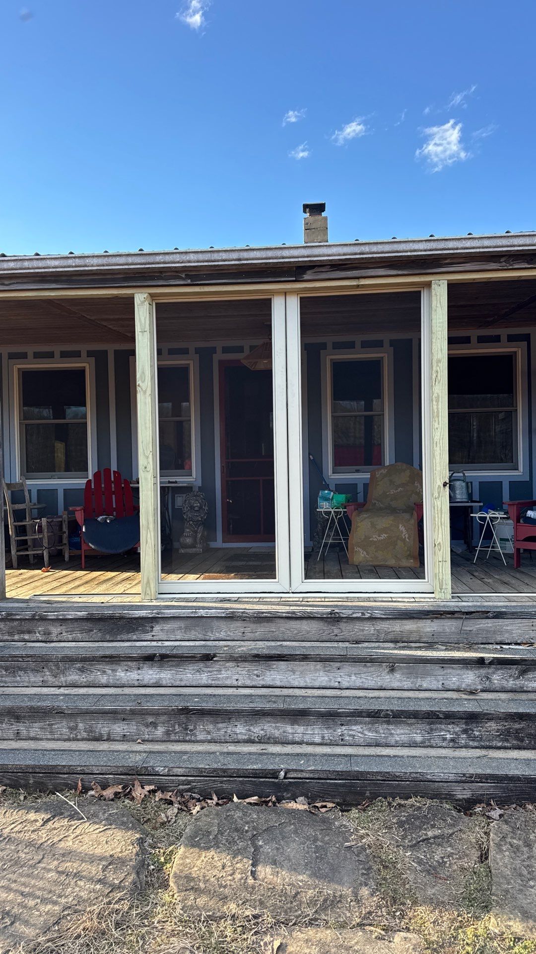 Renick Screened-In Porch Build with Custom Pressure-Treated Stairs by Walnut Hollow Decks & Outdoor Living