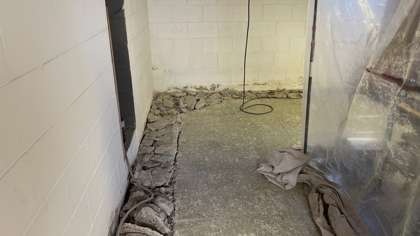 Drain Tile in Roseville for Carston by Waterproofing Northeast