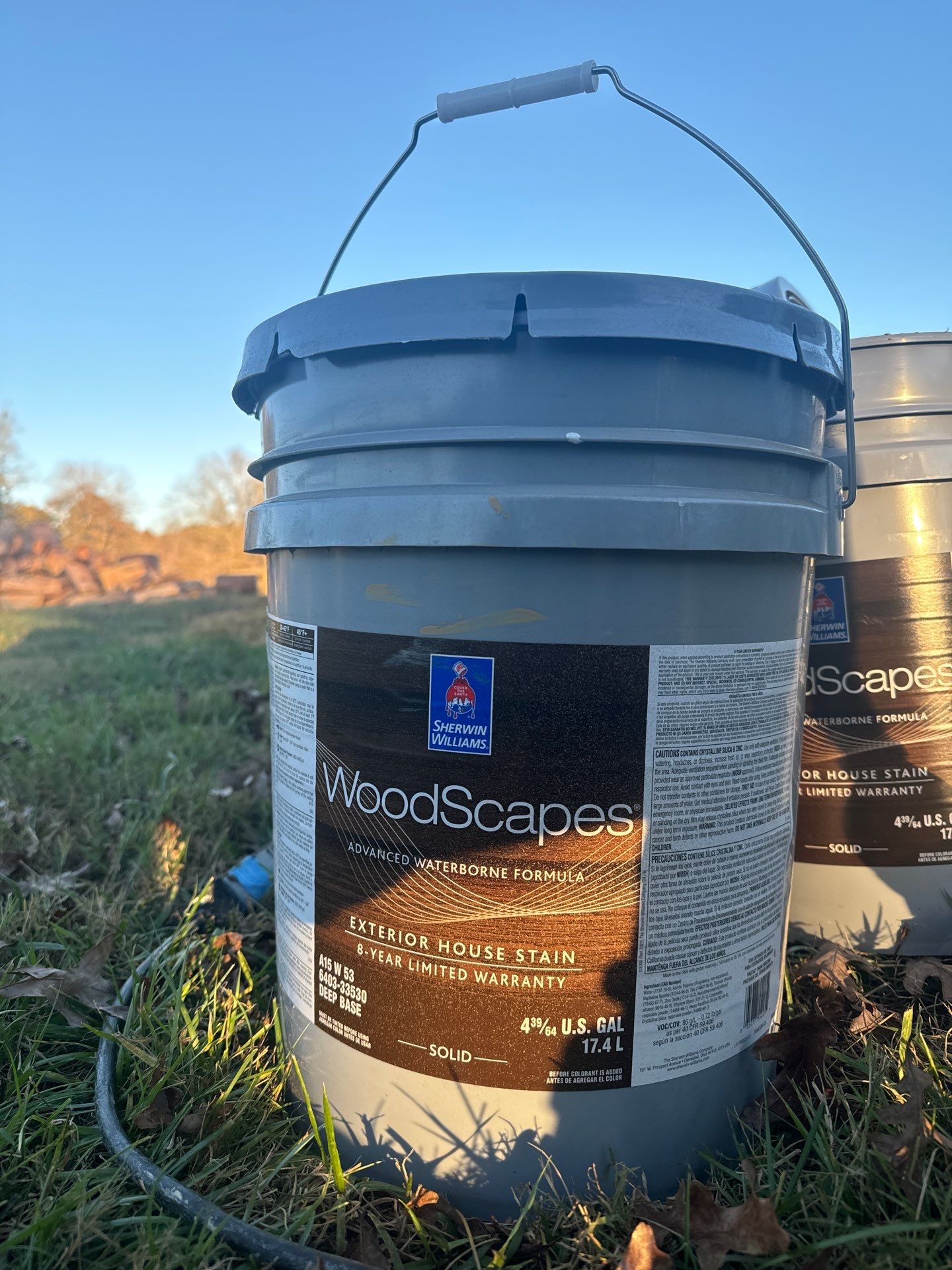 Fence Staining (Farm in Durham NC) by GonzalezPainters & Contractors Inc 