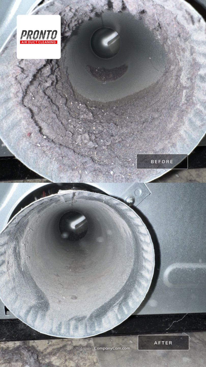 Air duct cleaning using Hypervac by Pronto Air Duct Cleaning