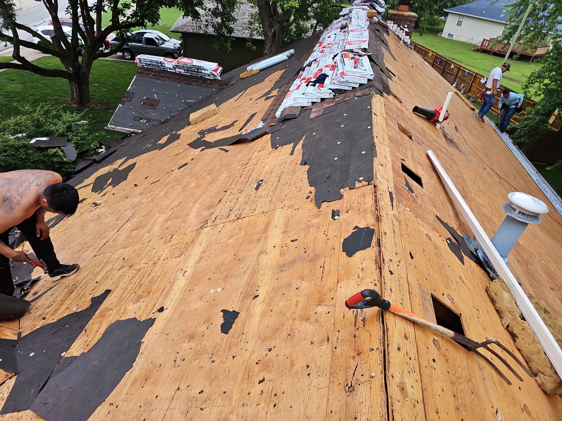 Residential Roof + Gutters & Downspouts Install  by Titan Commercial & Residential Roofing 