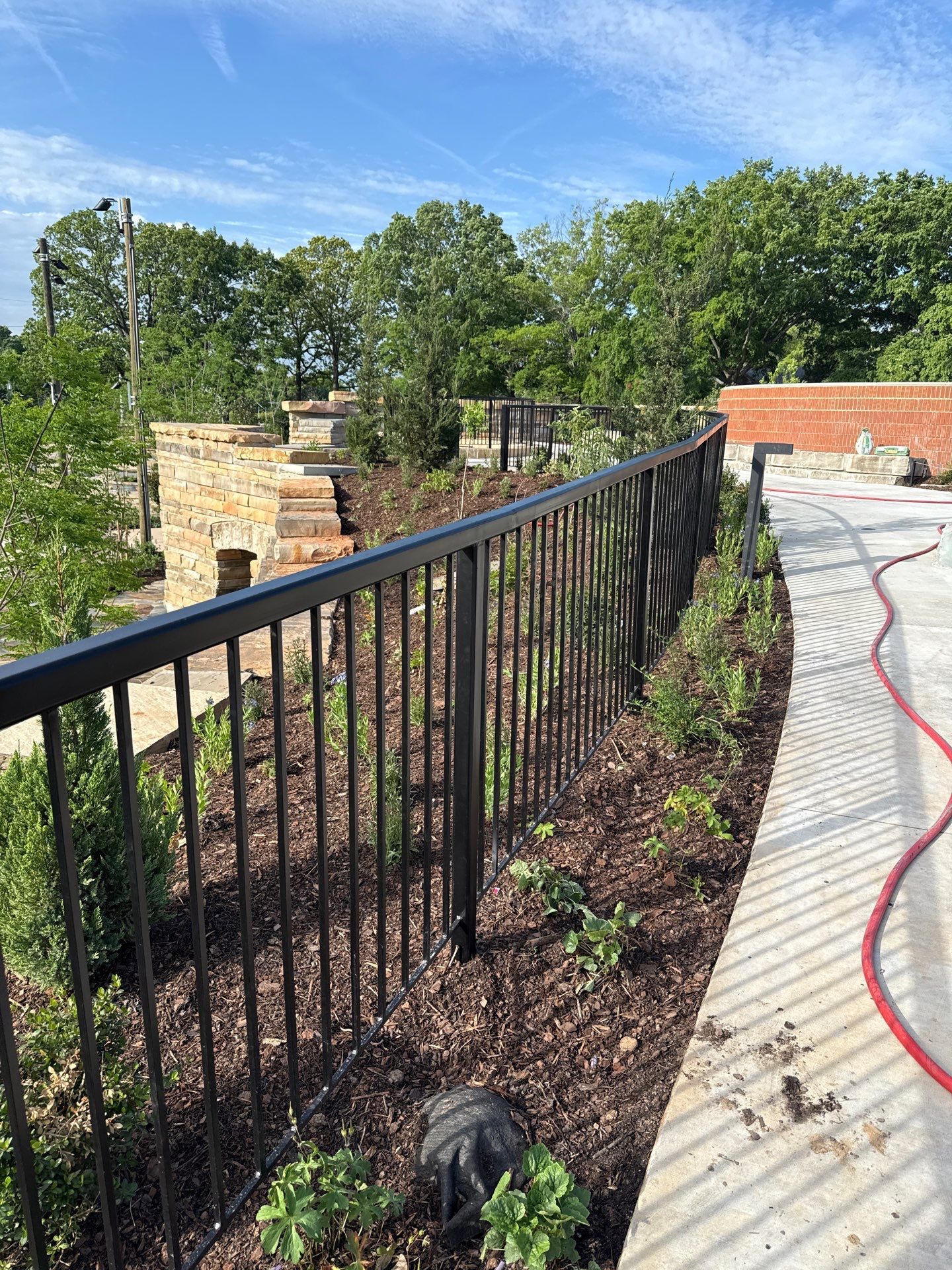 Playground using Mini Mesh by Mccall Commercial Fencing