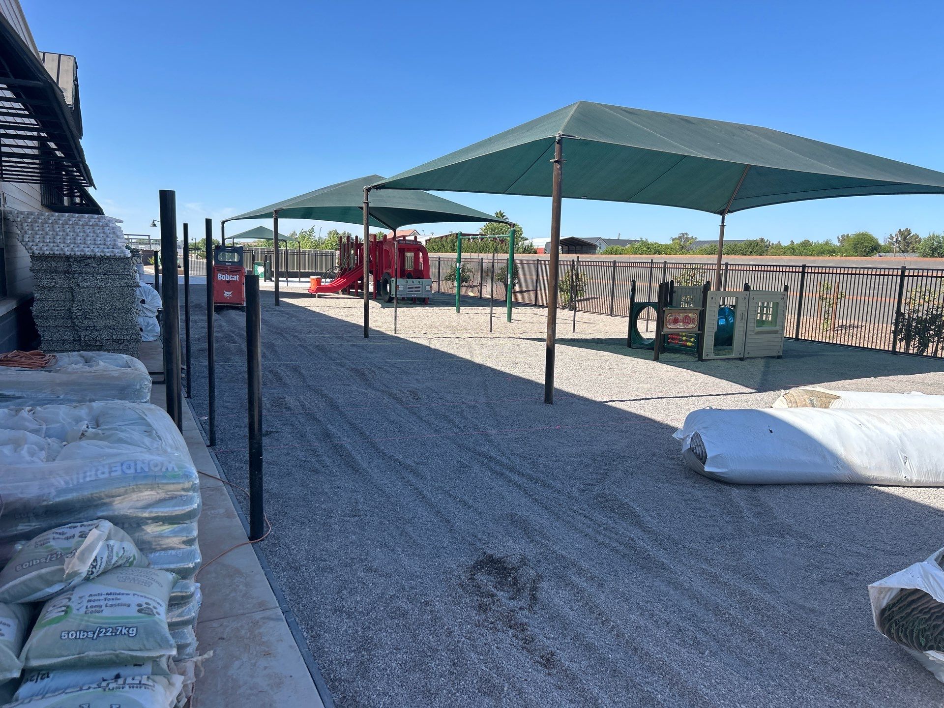 Synthetic Turf and Playground Equipment Queen Creek Preschool by Southwest Greens Midwest