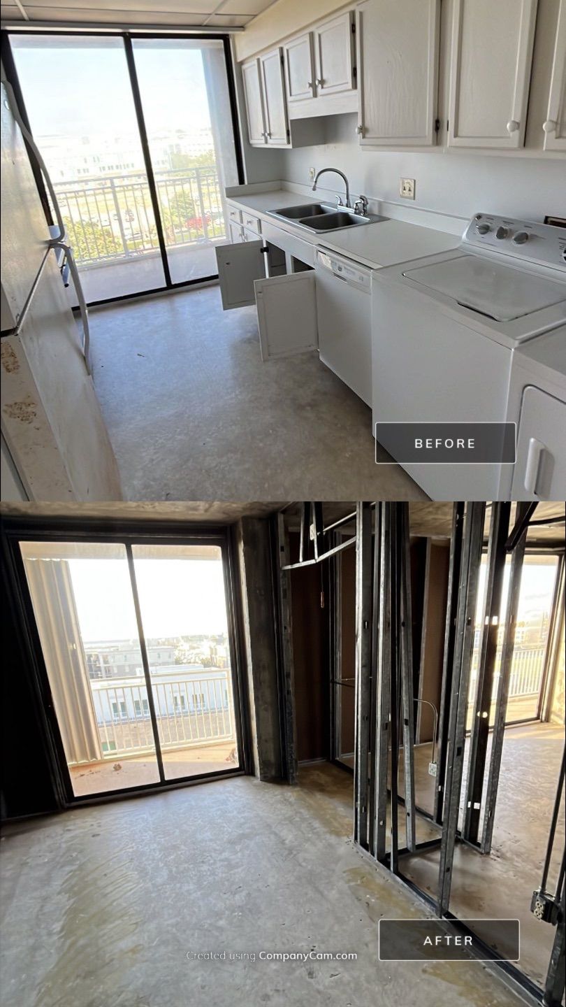 Interior Friable Asbestos Abatement by EAS Environmental, LLC.