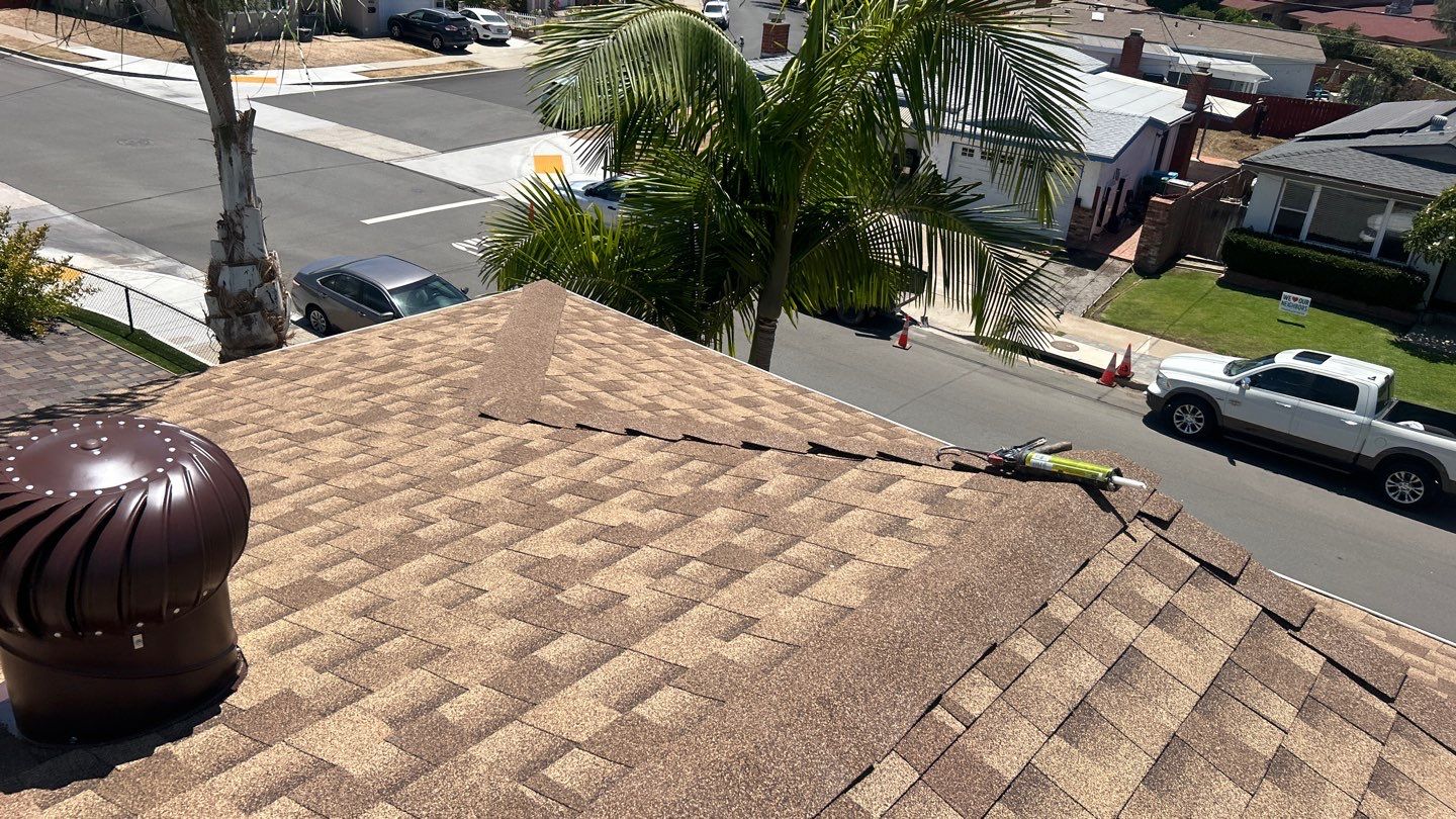 San Diego Residential Roof Replacement and Fascia Wood Repair by Reliable Roofing San Diego Inc.