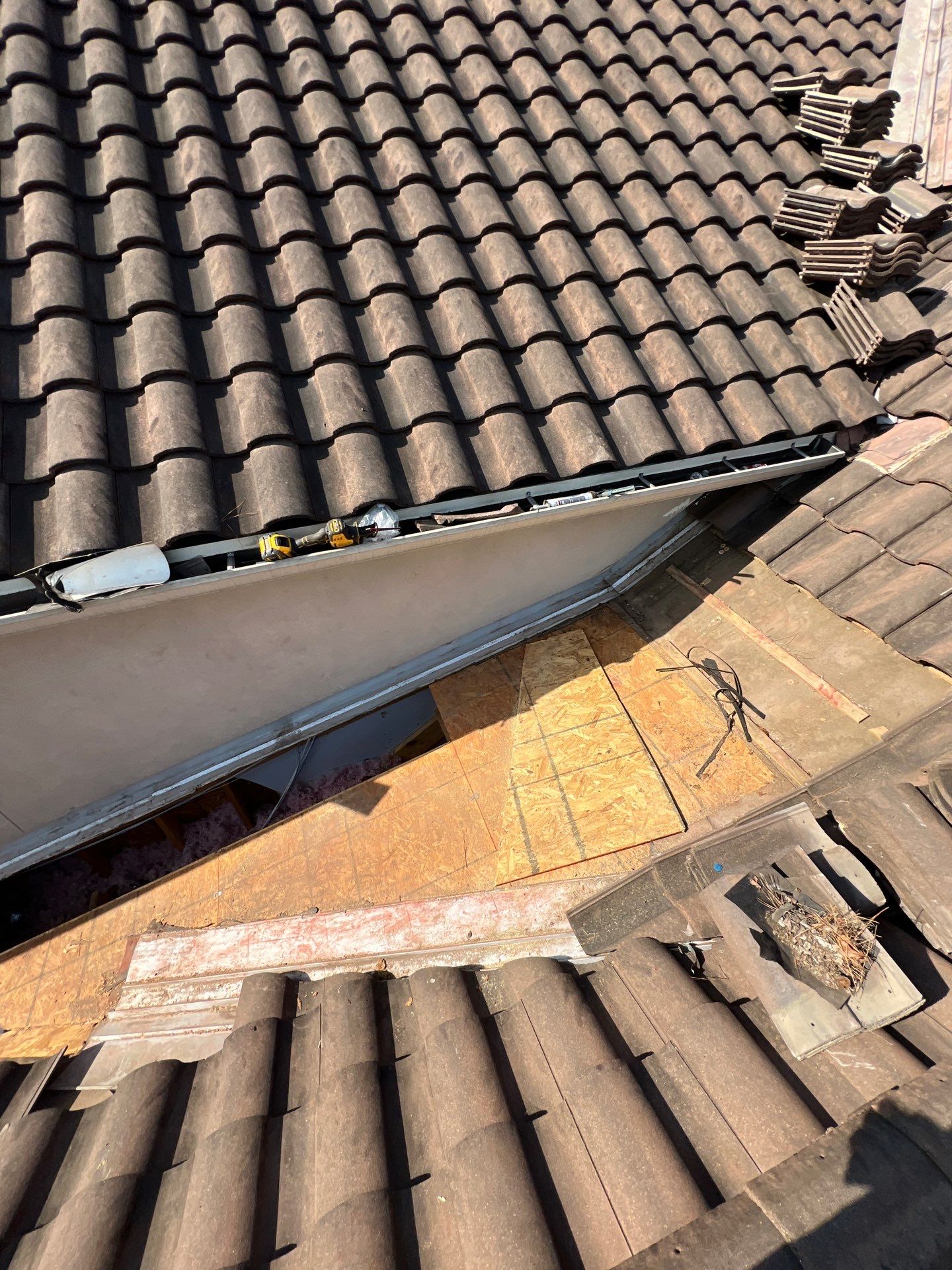 Residential Roofing Repair using tile by Roof Repair Services LLC