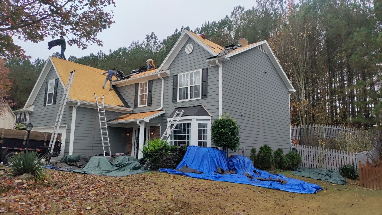Residential Roofing Installation using Owens Corning by Inspector Roofing and Restoration