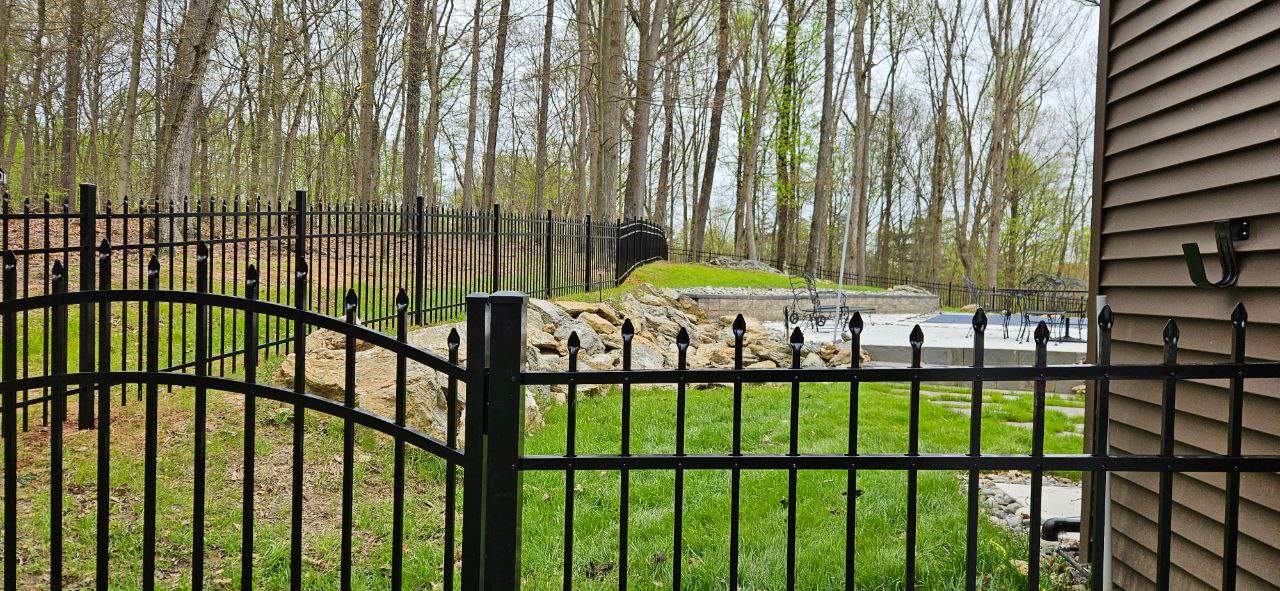 Black Aluminum 3 Rail by Kingdom Fence & Supply