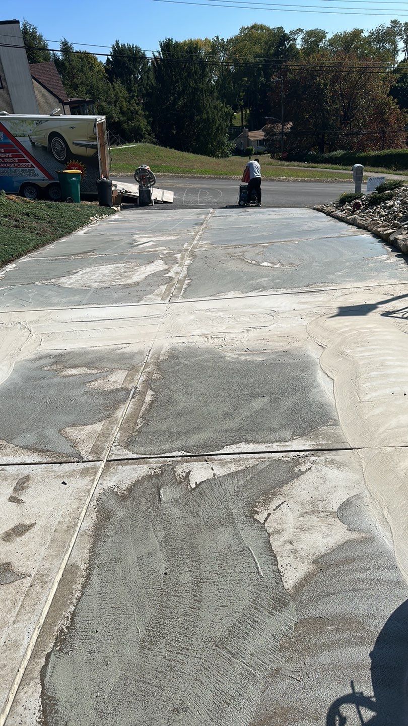 Driveway + Porch + Steps + Walkway Project in Robinson by Floors in a Day, Inc