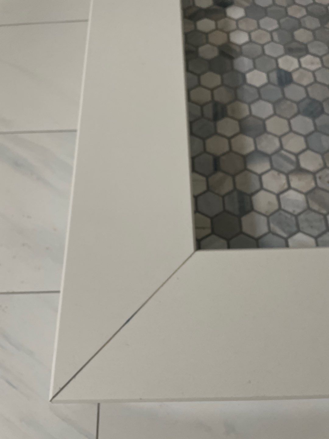 New Construction Bathrooms and Fireplace by Footprints Floors of East Atlanta