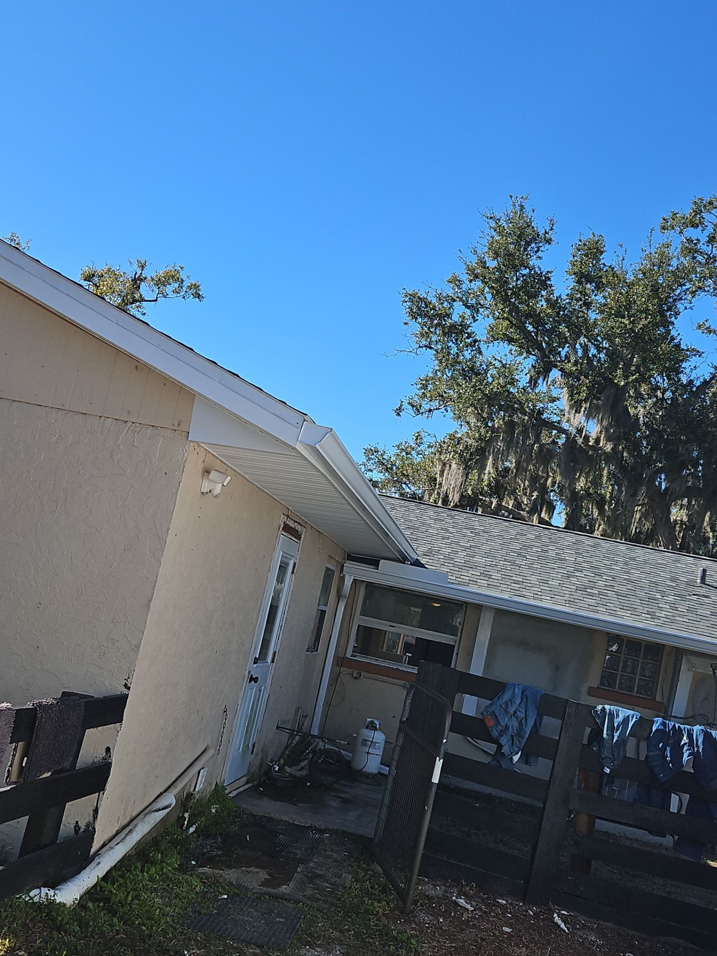 Soffit and Fascia Installation and Smooth Box Gutters and Downspouts in Sarasota FL by Gutter Professors