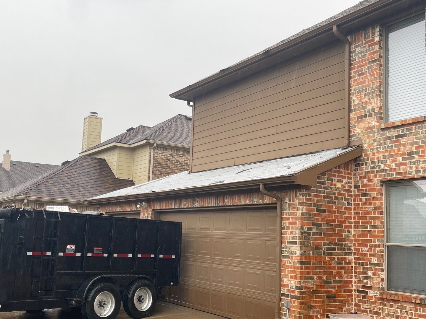 Storm Roof Damage Replacement in Frisco by First United Roofing & Construction