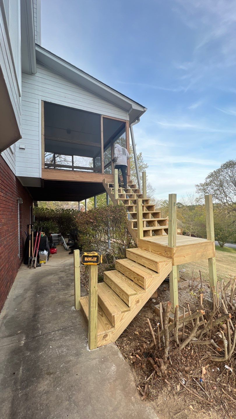 Shades Pointe Lane - Deck Installation  by Pillar and Pine