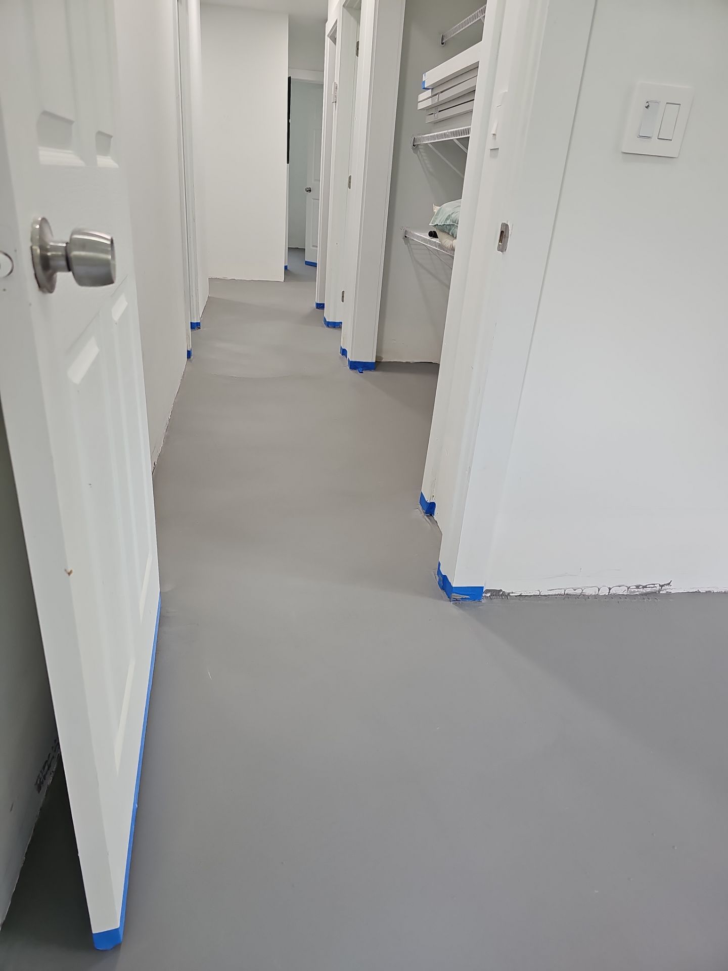 Home Floor Resurfacing w/Microtopping by Seamless Surfaces