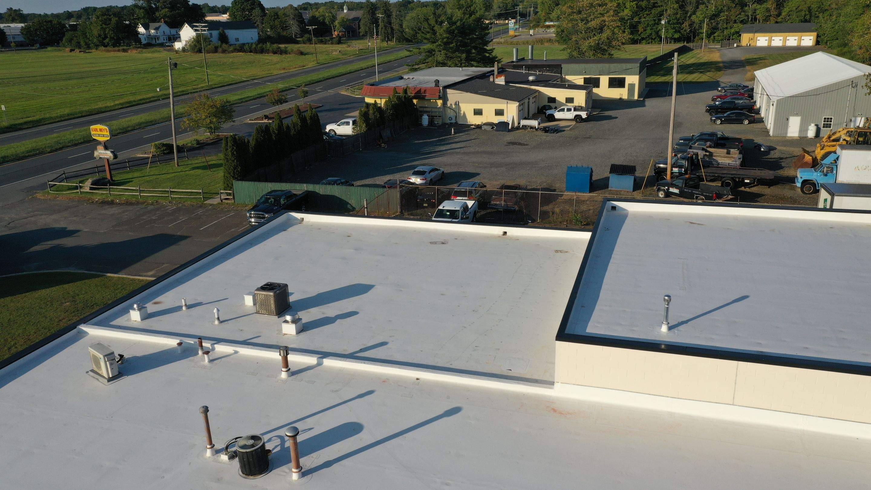 Commercial Roofing Installation using GAF TPO by All Site Roofing