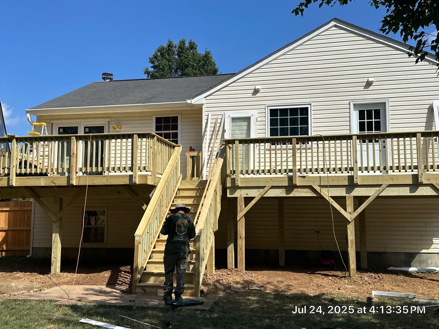 Project in Fredericksburg, VA by City Light Construction LLC