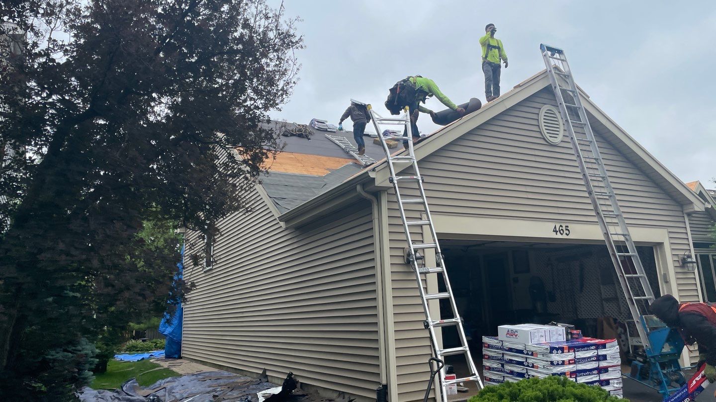 Residential Roofing Installation using GAF Timberline HDZ by Pro Home Services Inc