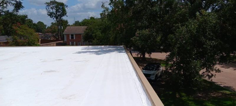 Commercial Roofing Installation using TPO by Core Four Roofing