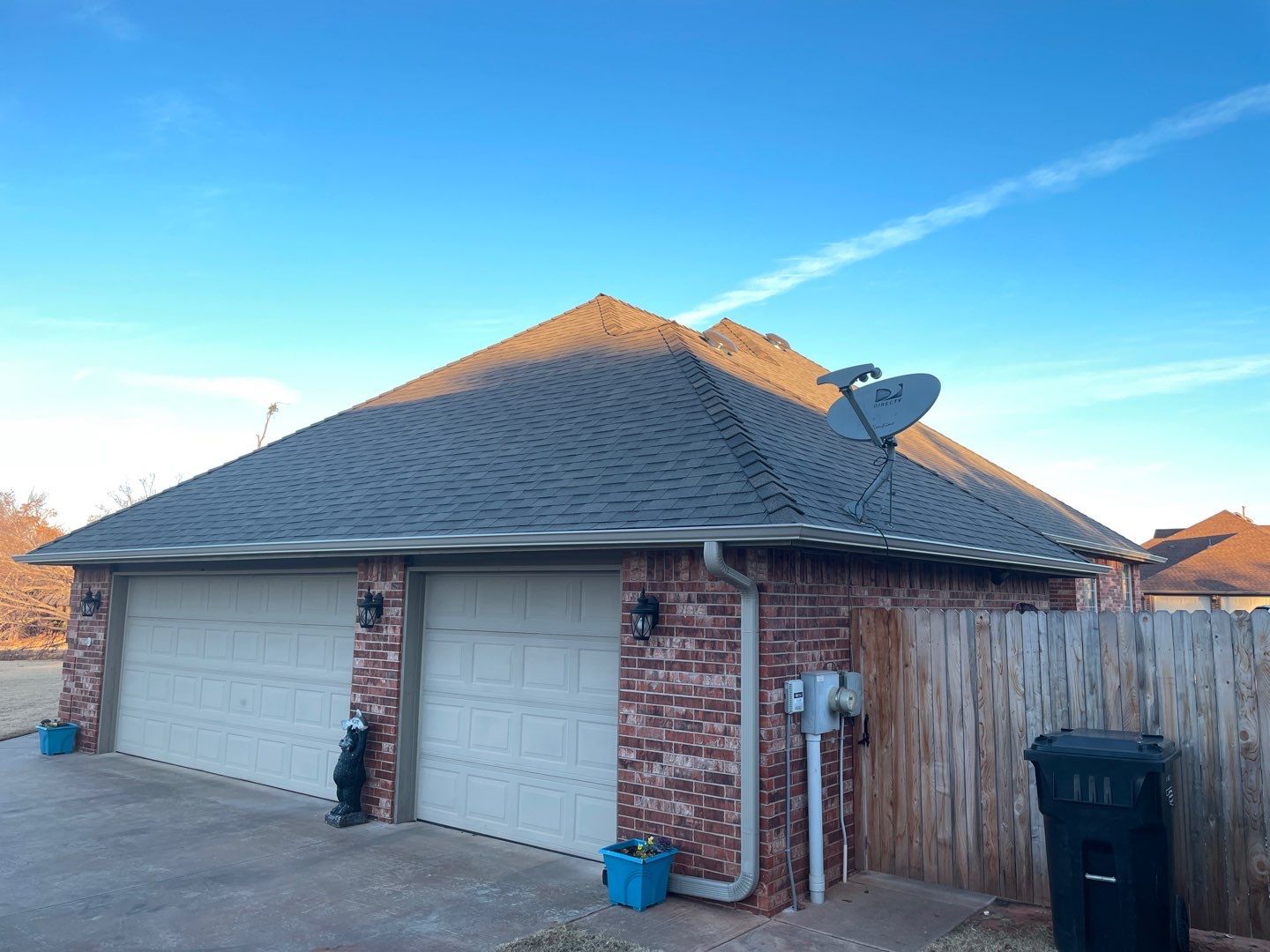 roof and vent replacement in Blanchard by McCann's Roofing and Construction