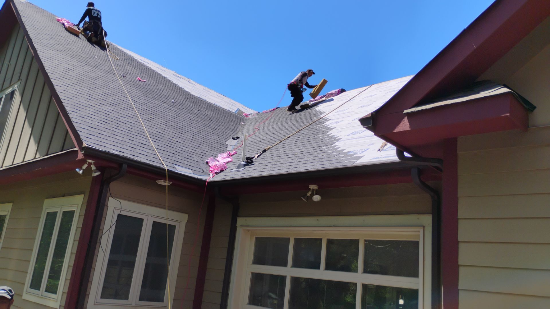 Tony's roof by BROCK BUILDERS 