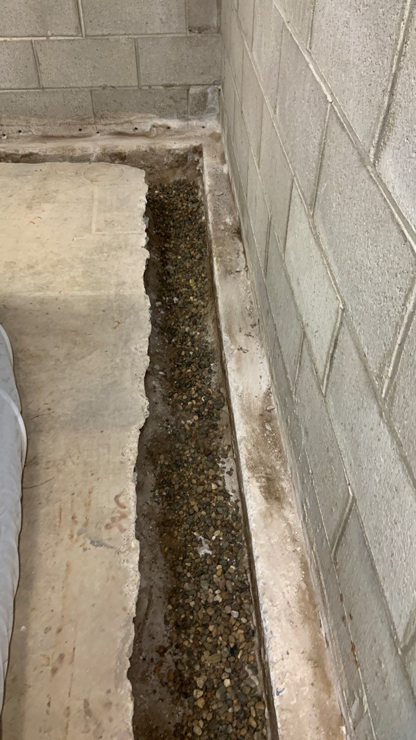 Drain tile in Brooklyn Center by Waterproofing Northeast