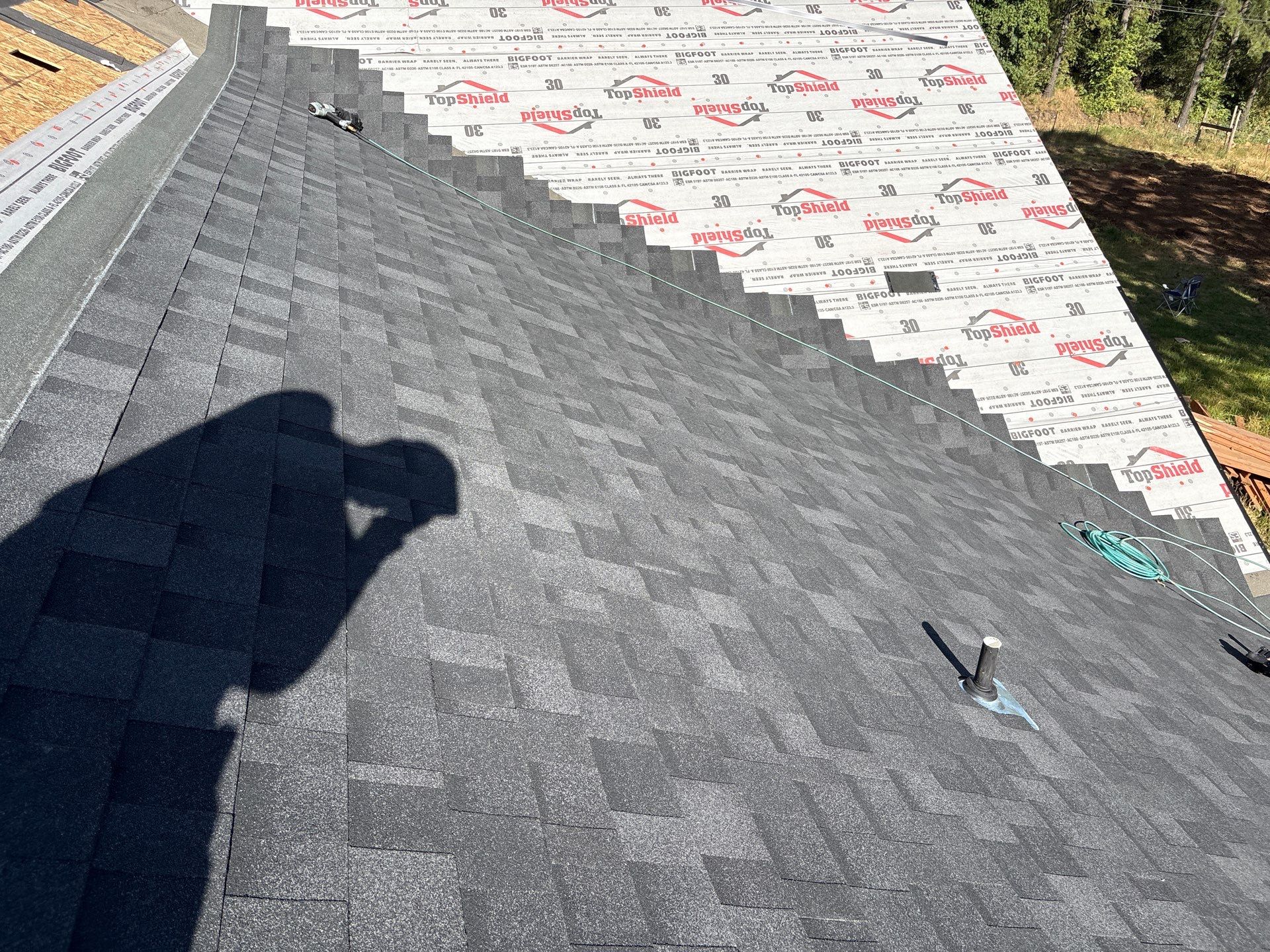 New Construction Asphalt Shingle Roof Installation in Lebanon, Oregon by BEST Roofing & Waterproofing