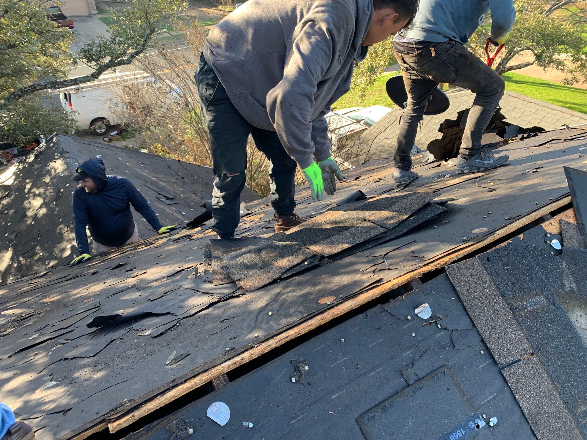 Cedar Park Roofing Replacement With Malarkey Vista AR Shingles and Decking Repair by Caliber Restoration LLC