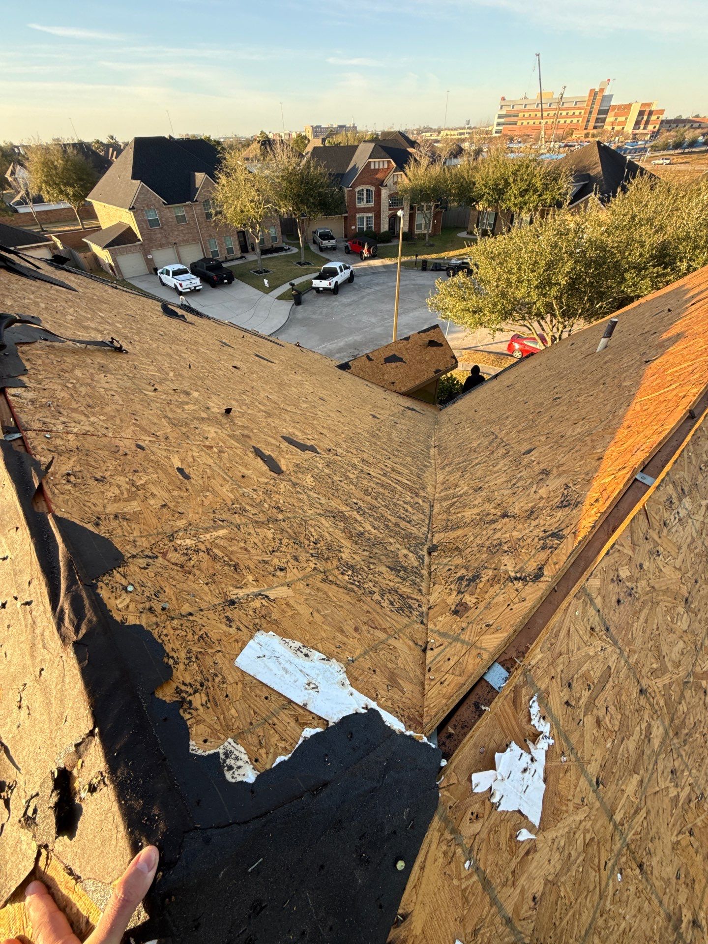 Residential Roof Replacement using GAF HDZ - Charcoal shingles by Elite Roofing LLC