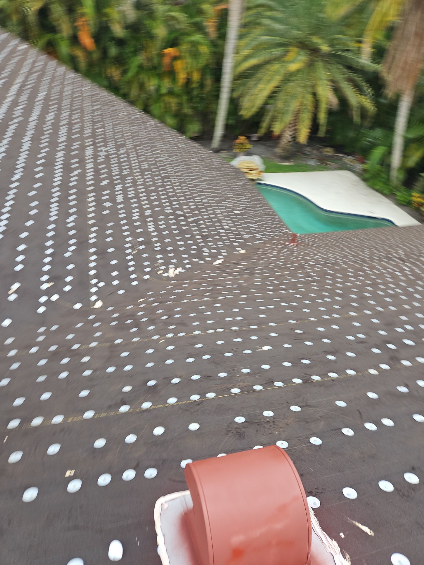 Residential Roofing Installation using 1" Nail strip metal roof by BLUES BROTHERS ROOFING