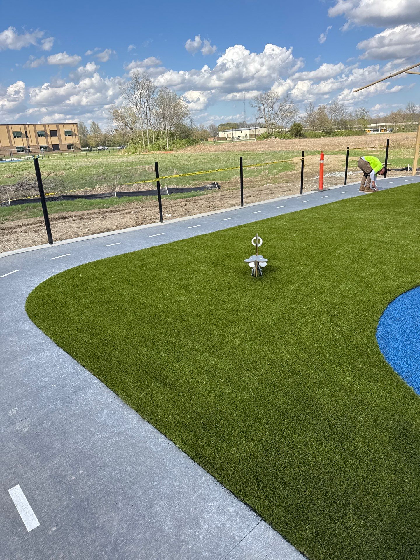 Mt Vernon PreK Playground Grass by ForeverLawn NEIN/INDY
