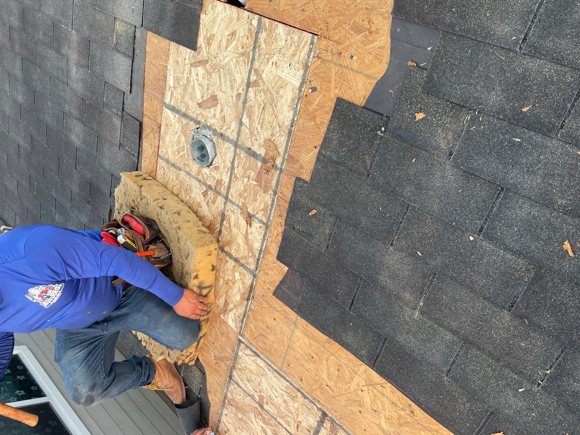 Hail Damage using Owen's Corning Duration (Lifetime) Shingles by Roof Repair Services LLC