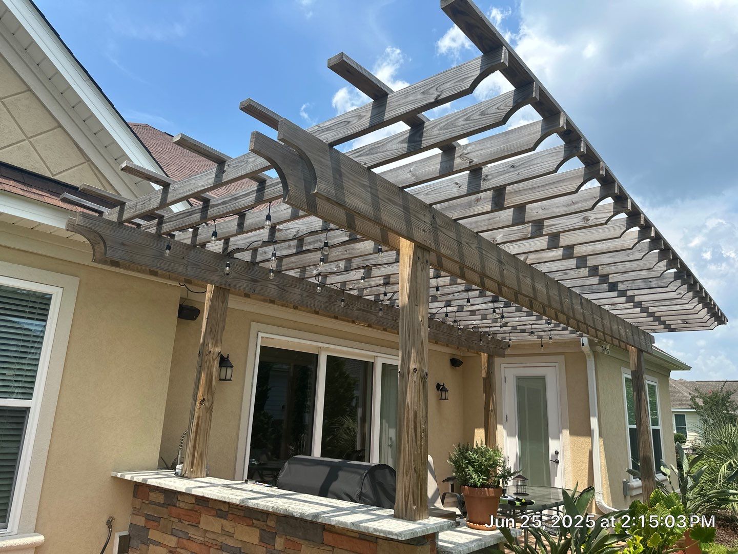 Wood Pergola using Wood Sealant by DuraSeal