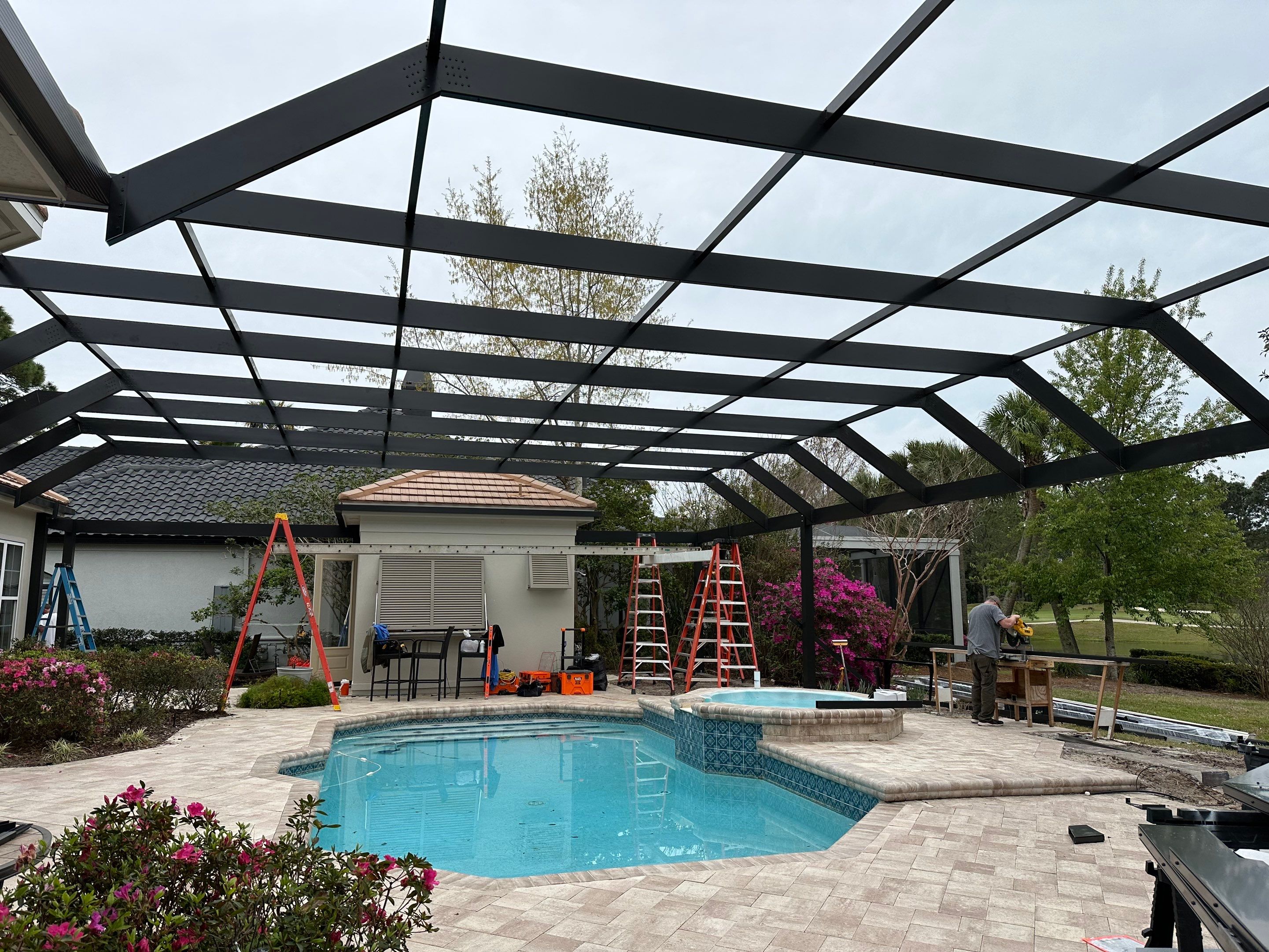 Pool Cover Oasis in Destin by Titan Sunrooms