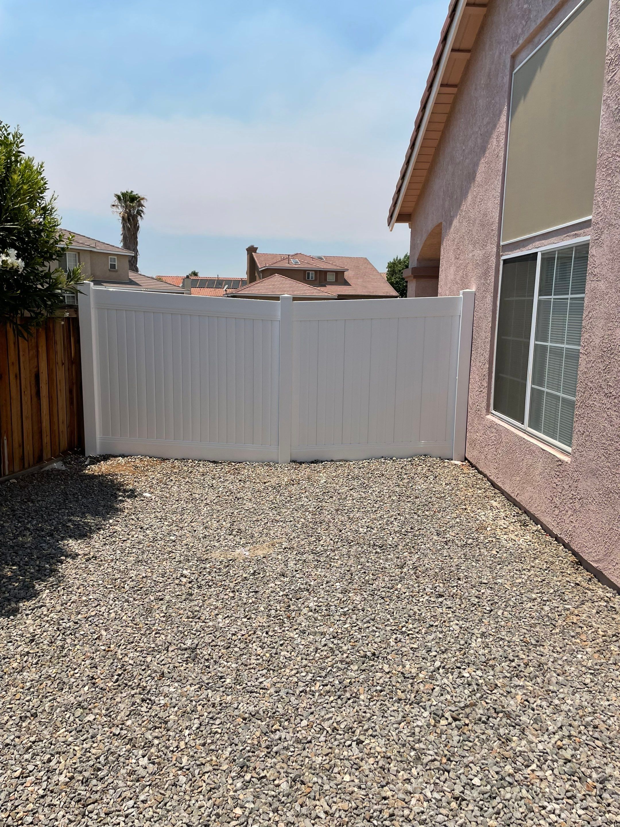 Fence Installation using Vinyl by Fence Guys Inc. 
