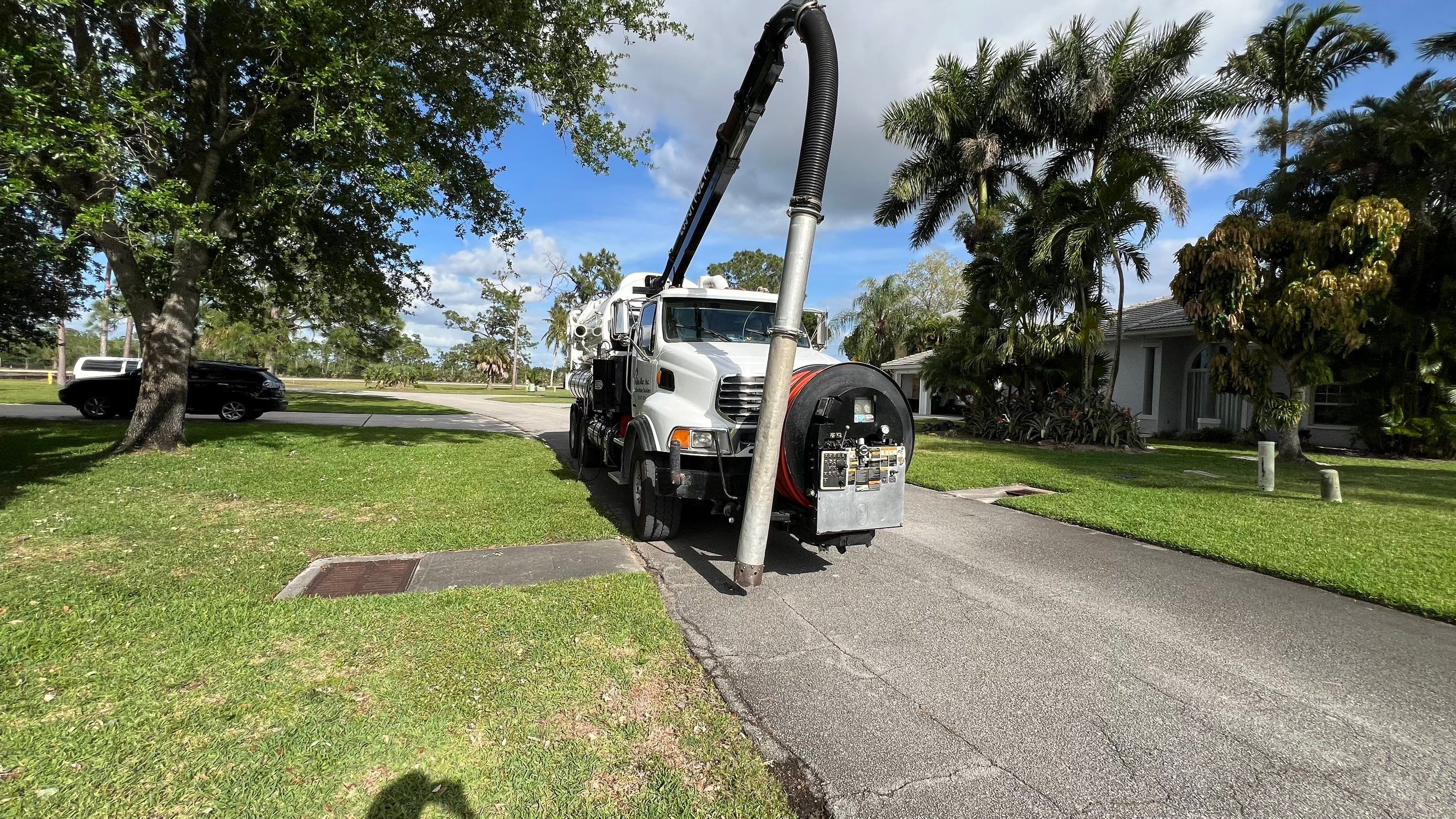 Naples Private Airport Community Catch Basin Cleaning by APS Power & Water