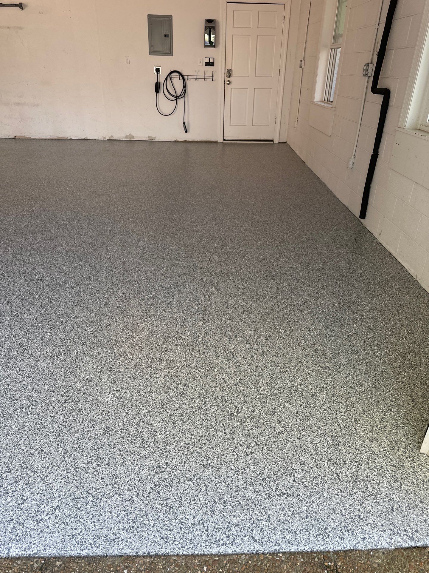 Garage Floor Coating using Gravel by My Garage Floor Guys