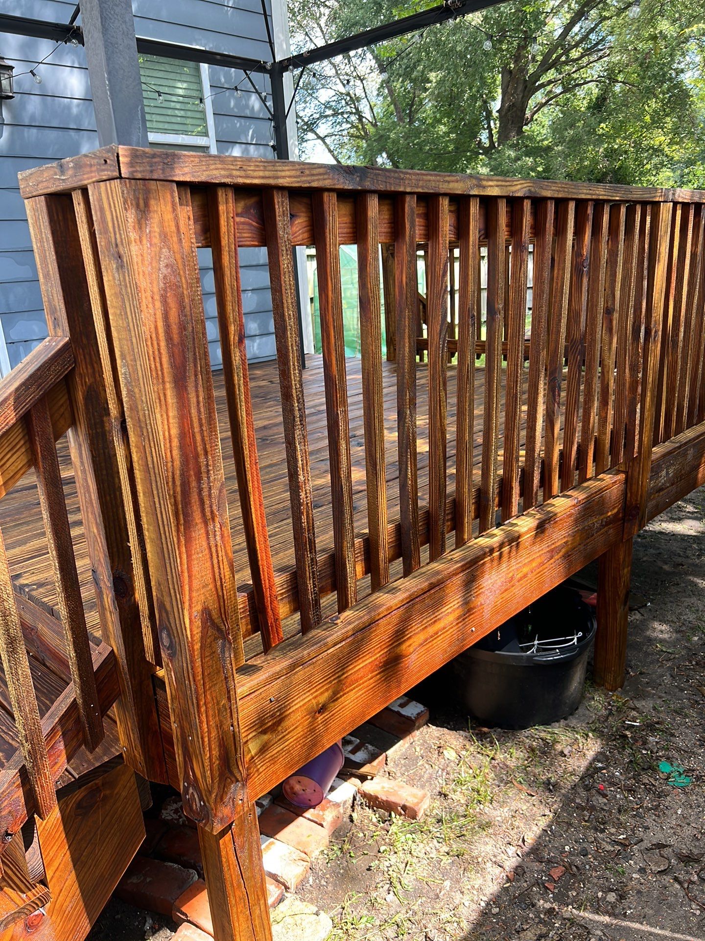 Weathered Deck using Wood Sealant by DuraSeal