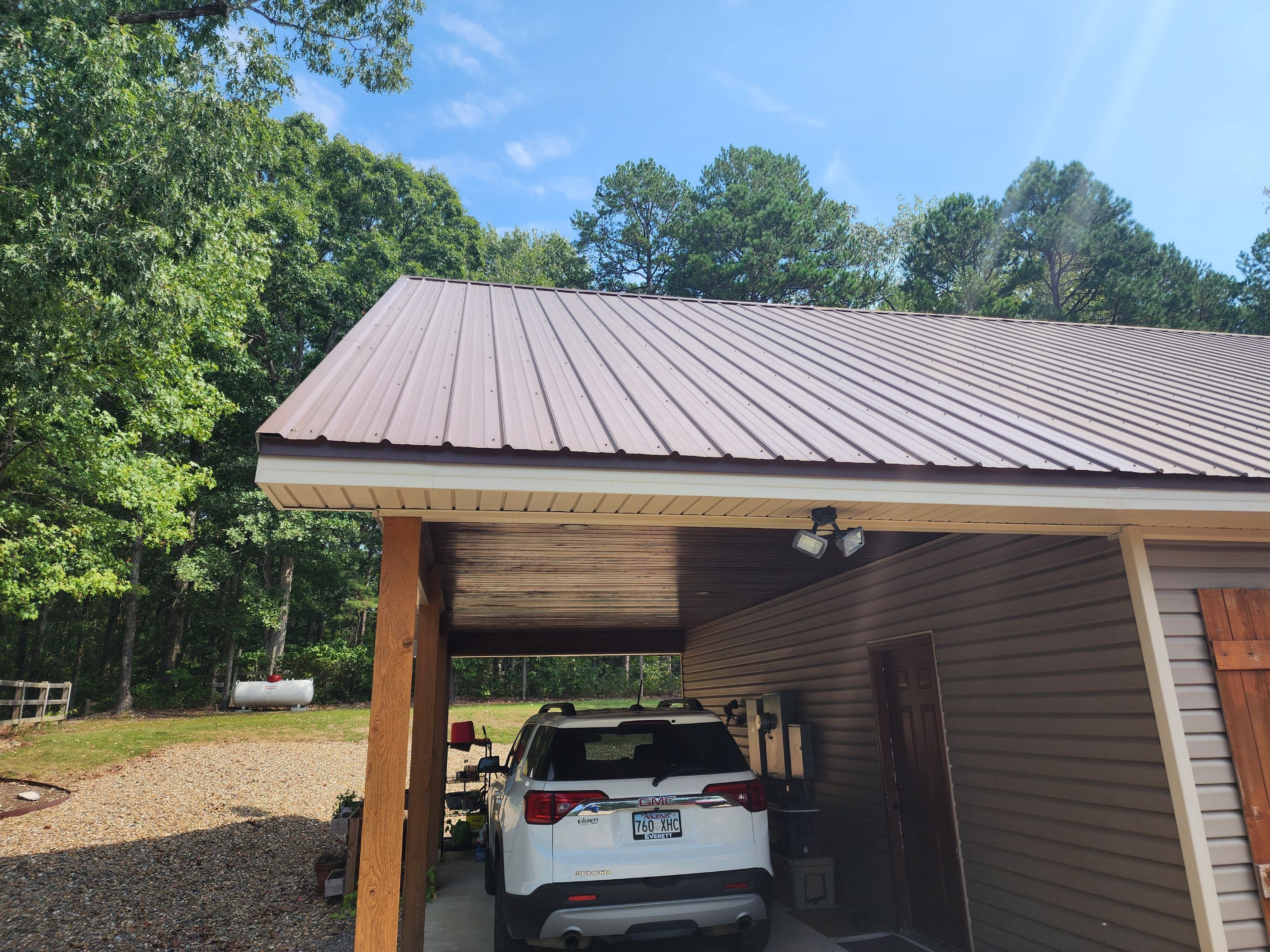Residential Metal Roof Replacement using Reed's Metals: 26 GA. Standing Seam: Charcoal Grey by Hostetler Roofing