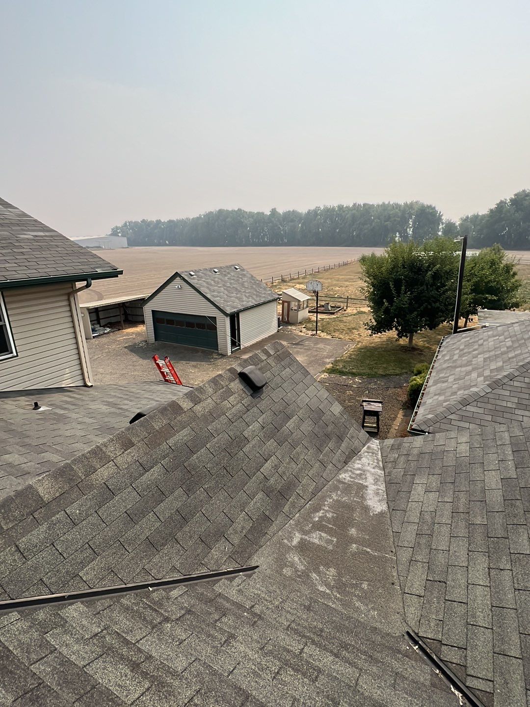 Residential Roofing Installation using IKO Dynasty (Color: Granite Black) by Orezona Building & Roofing Company, Inc.