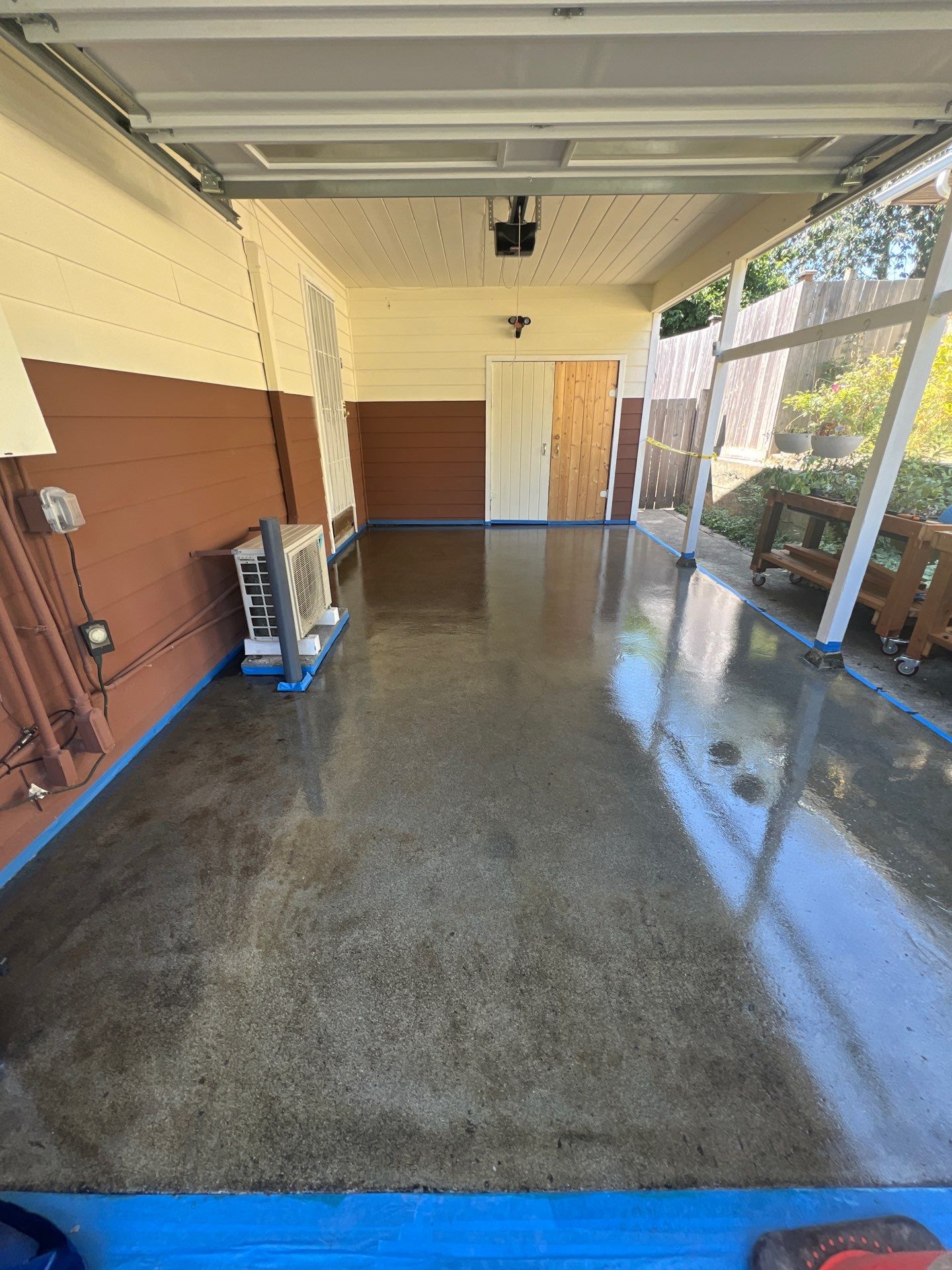 Concrete Garage Epoxy Paint Finish | Everett by Jireh Asphalt & Concrete Inc 